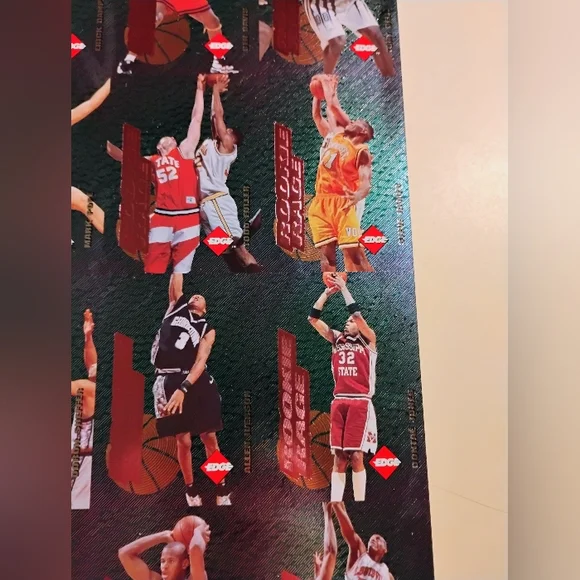 1996 Collectors Edge Rookie Rage Uncut Sheet! - Picture 7 of 12